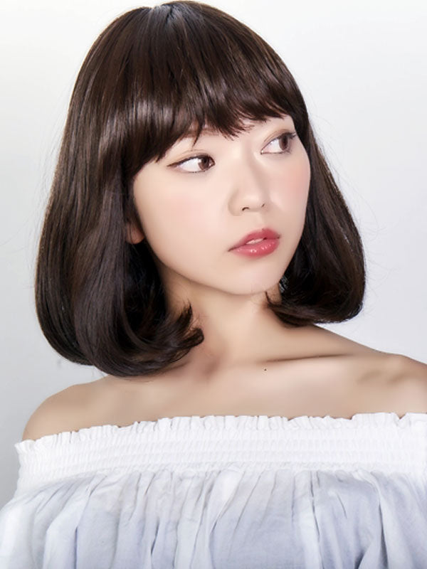 レディースフルウィッグ「ワンカールグラデーションボブ」