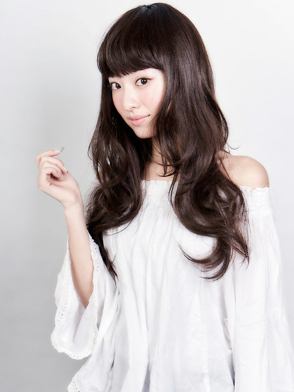 レディースフルウィッグ「ガーリッシュロングウェーブグラデーション」:自然なウィッグ通販のMYWIG