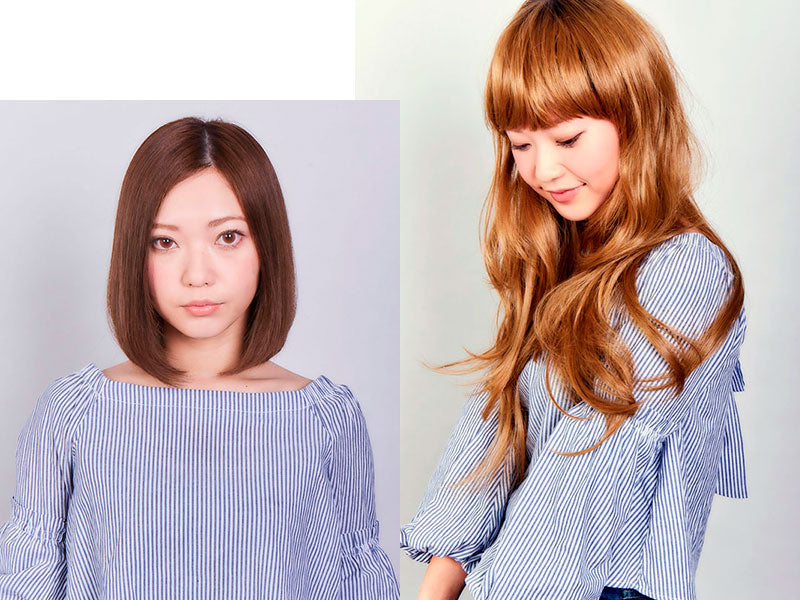 レディースフルウィッグ「ガーリッシュロングウェーブグラデーション」:自然なウィッグ通販のMYWIG