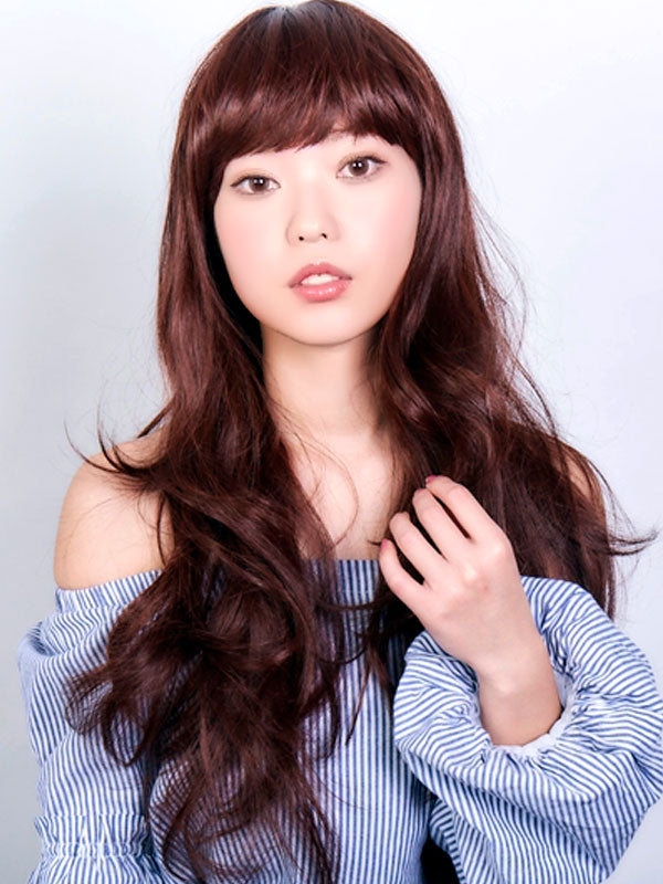 レディースフルウィッグ「ガーリッシュロングウェーブグラデーション」:自然なウィッグ通販のMYWIG
