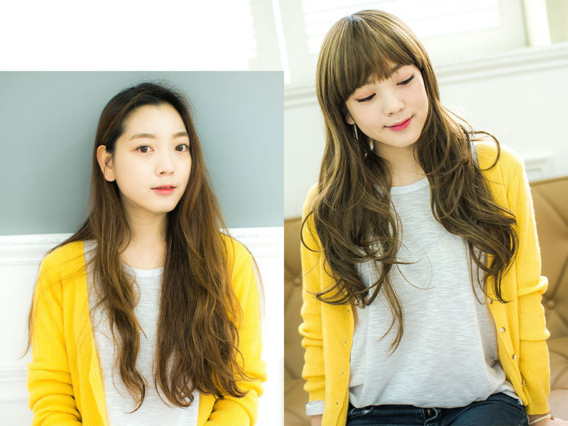 レディースフルウィッグ「ガーリッシュロングウェーブグラデーション」:自然なウィッグ通販のMYWIG