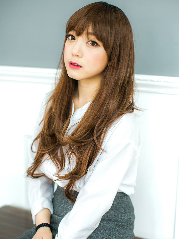 レディースフルウィッグ「ガーリッシュロングウェーブグラデーション」:自然なウィッグ通販のMYWIG