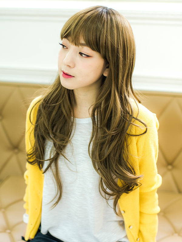 レディースフルウィッグ「ガーリッシュロングウェーブグラデーション」:自然なウィッグ通販のMYWIG
