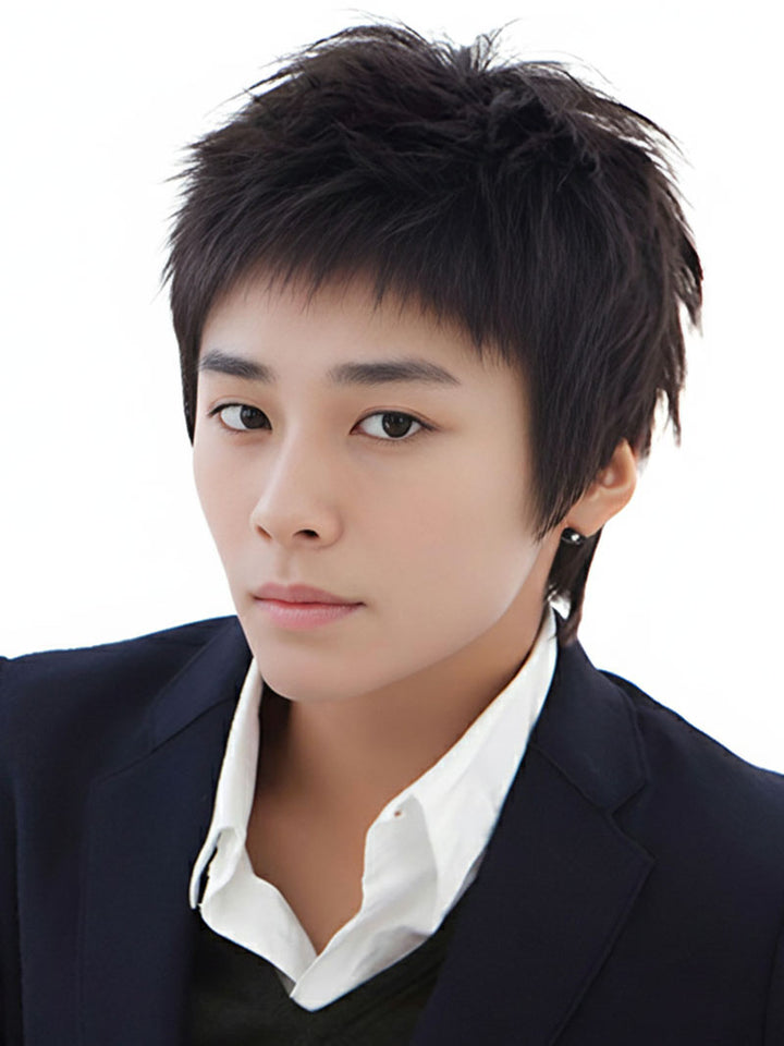 メンズウィッグ ショートシャギーカット