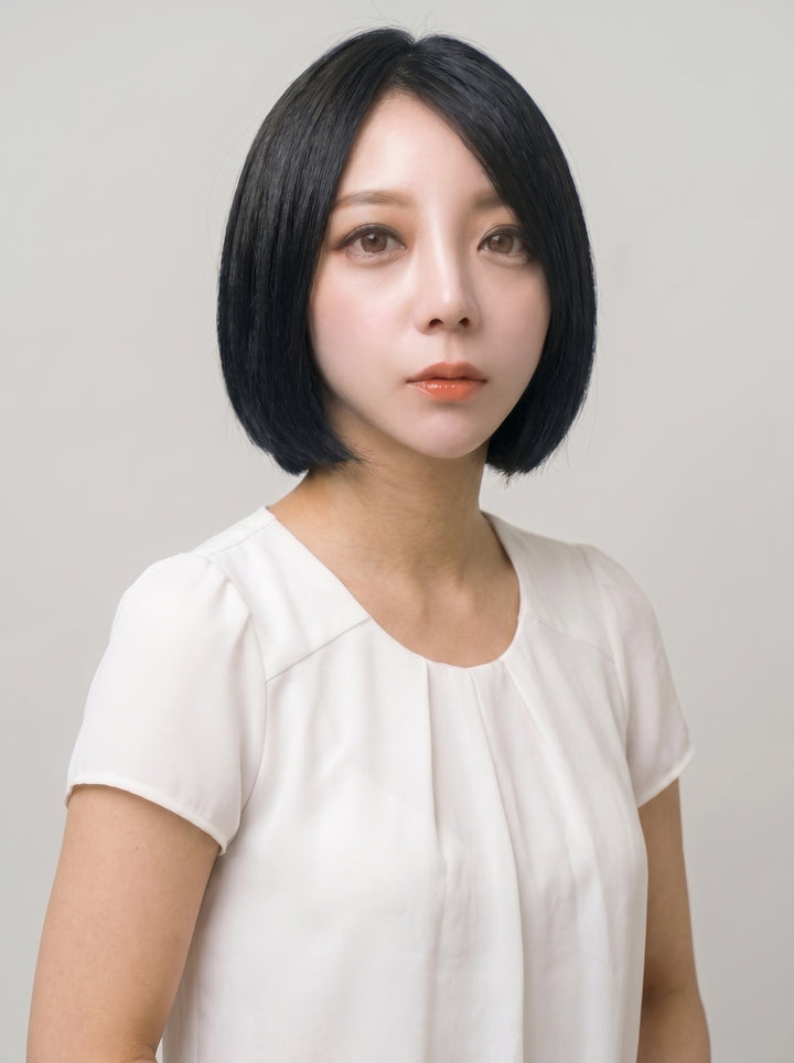 フルウィッグ アンバランスボブカット：自然なウィッグ通販MYWIG