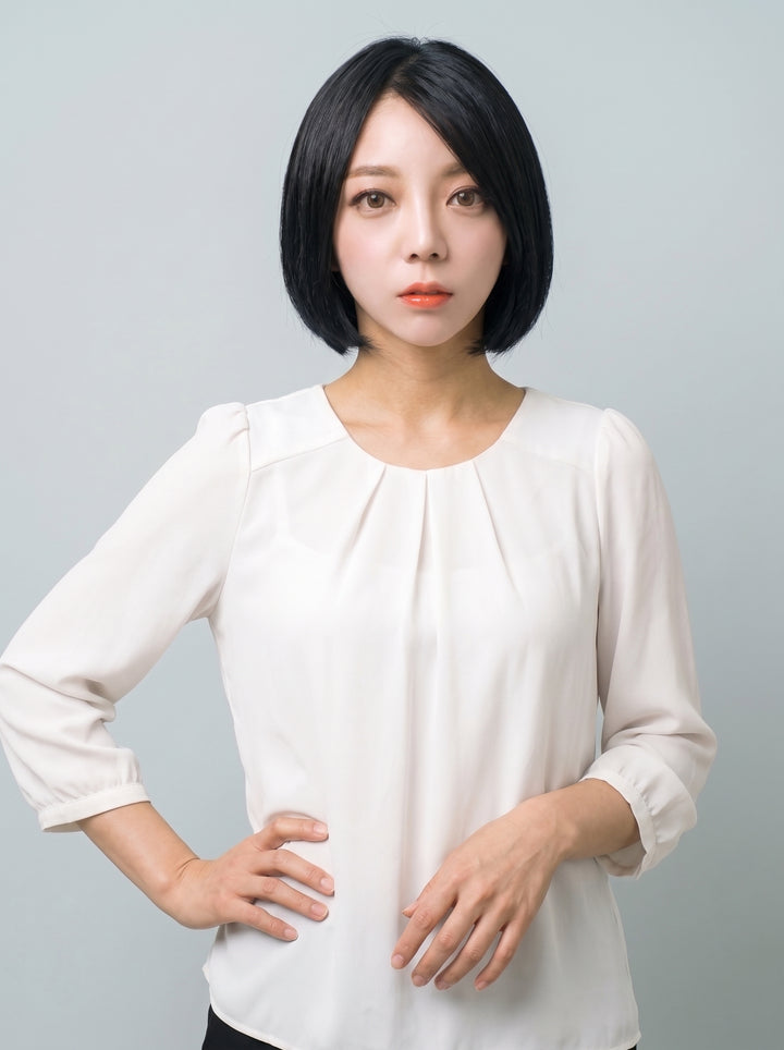 フルウィッグ アンバランスボブカット：自然なウィッグ通販MYWIG