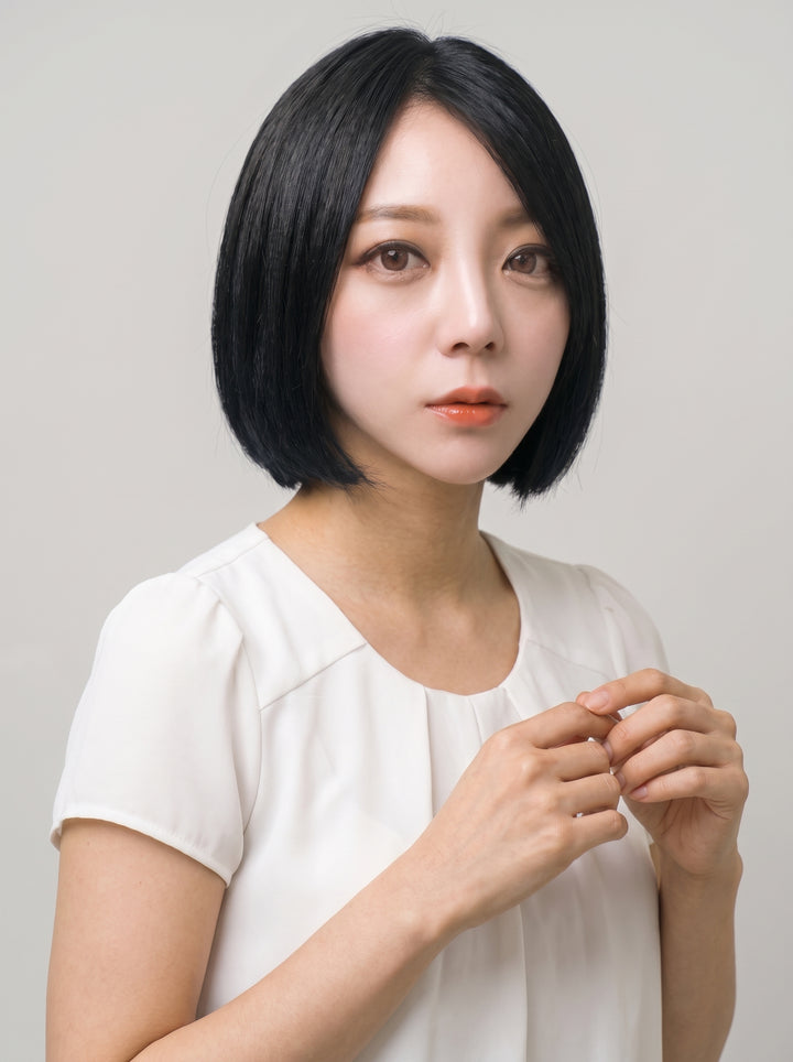 フルウィッグ アンバランスボブカット：自然なウィッグ通販MYWIG