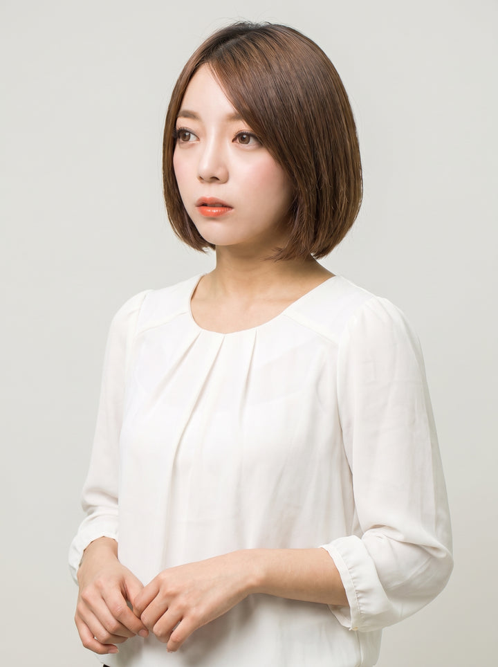 フルウィッグ アンバランスボブカット：自然なウィッグ通販MYWIG