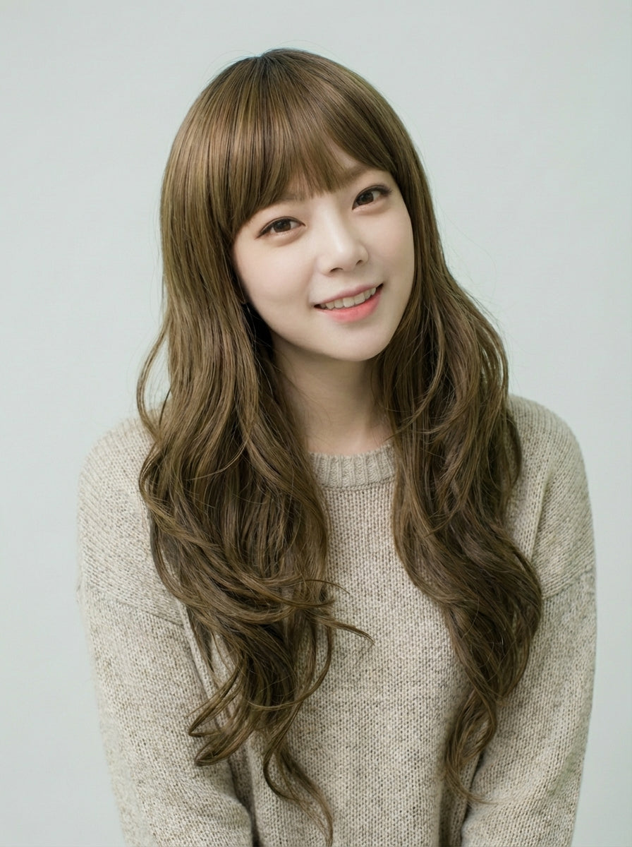 フルウィッグ ガーリッシュロングウェーブ：自然なウィッグ通販