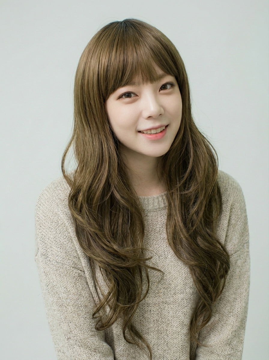 フルウィッグ ガーリッシュロングウェーブ：自然なウィッグ通販