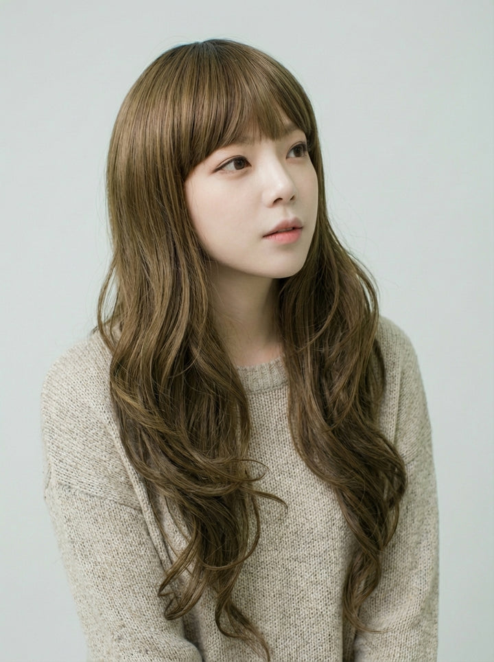 フルウィッグ ガーリッシュロングウェーブ：自然なウィッグ通販