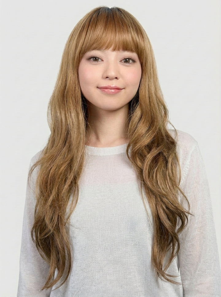 フルウィッグ ガーリッシュロングウェーブ：自然なウィッグ通販