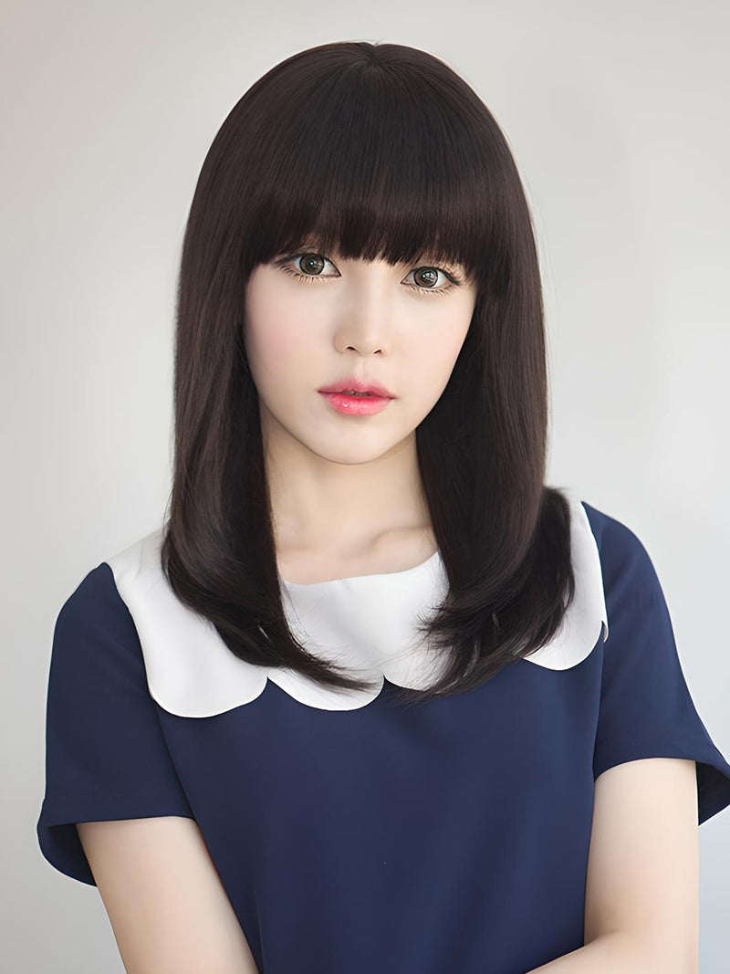 フルウィッグ ミディアムストレート