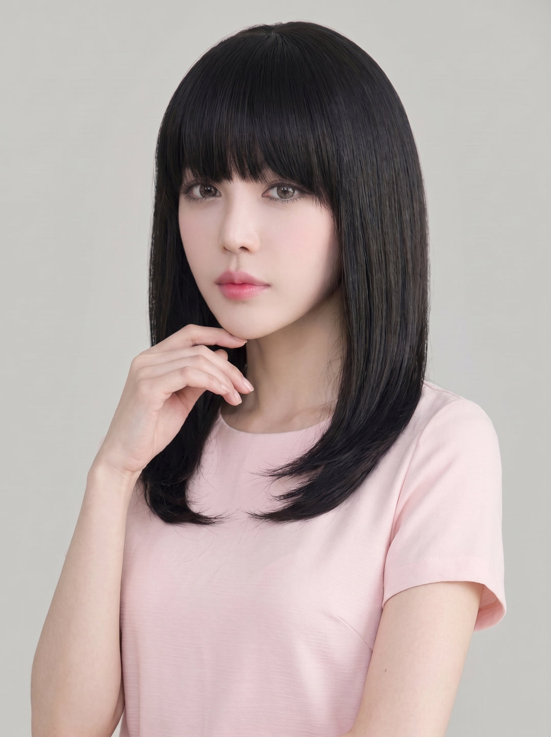 フルウィッグ ミディアムストレート：自然なウィッグ通販MYWIG