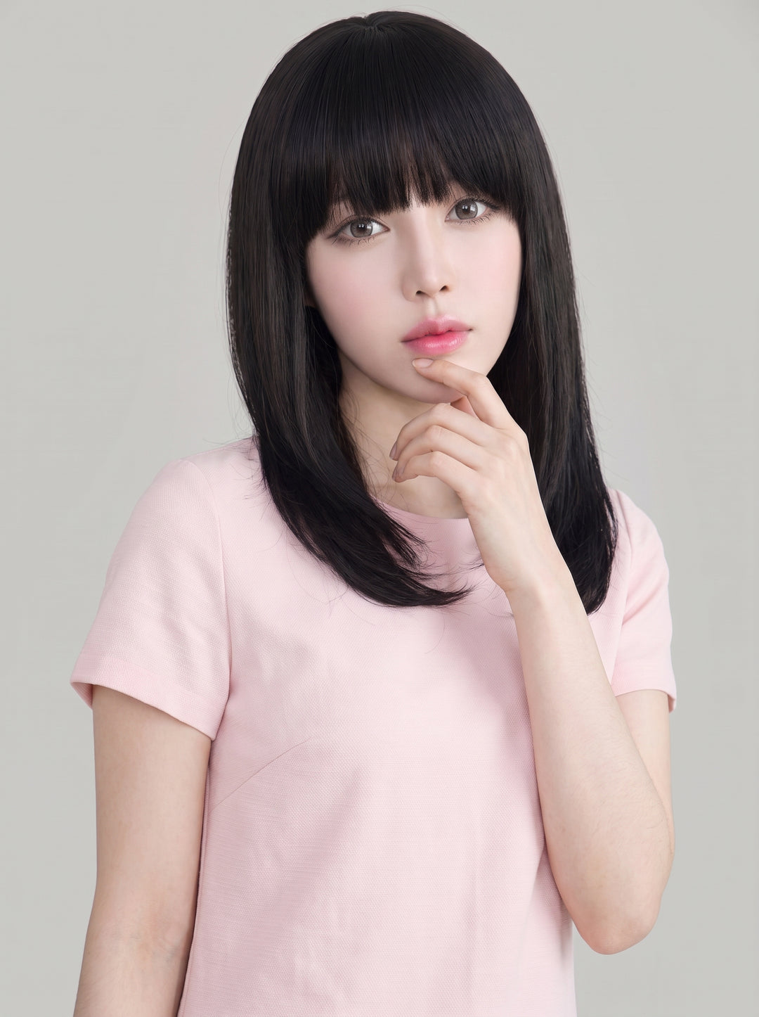 フルウィッグ ミディアムストレート：自然なウィッグ通販MYWIG