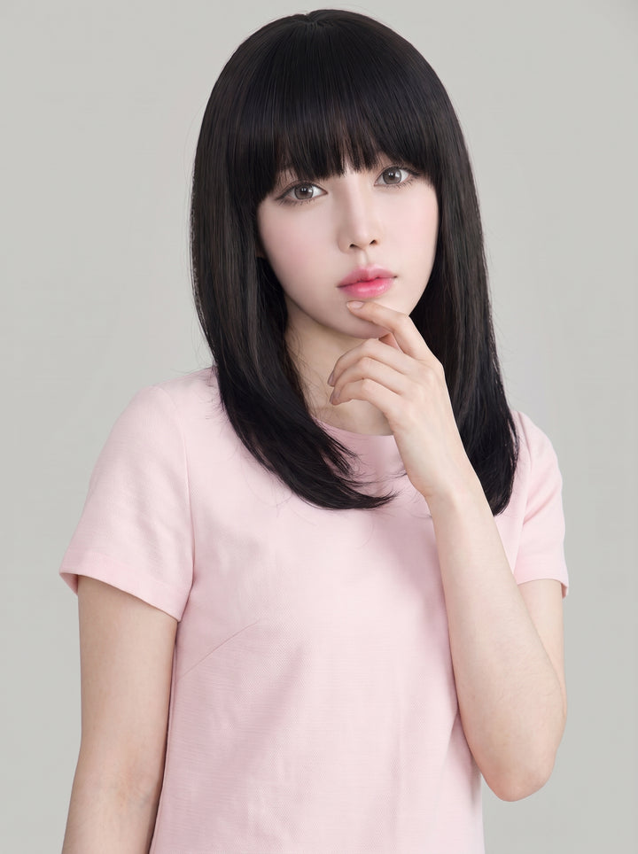 フルウィッグ ミディアムストレート：自然なウィッグ通販MYWIG
