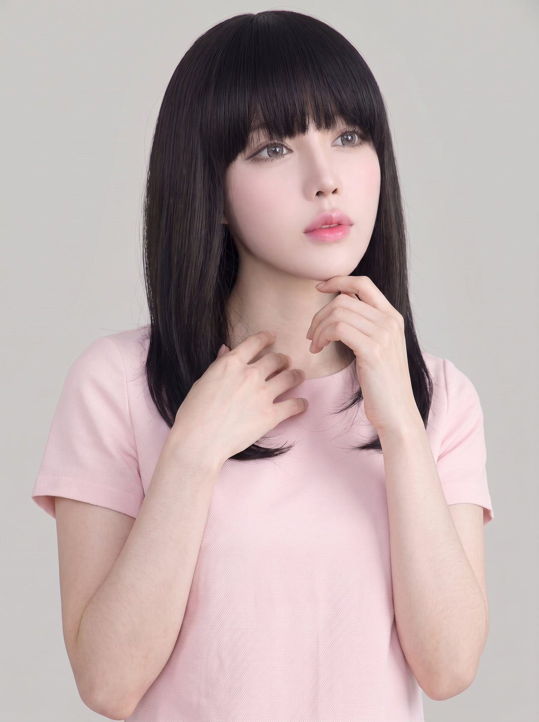 フルウィッグ ミディアムストレート：自然なウィッグ通販MYWIG