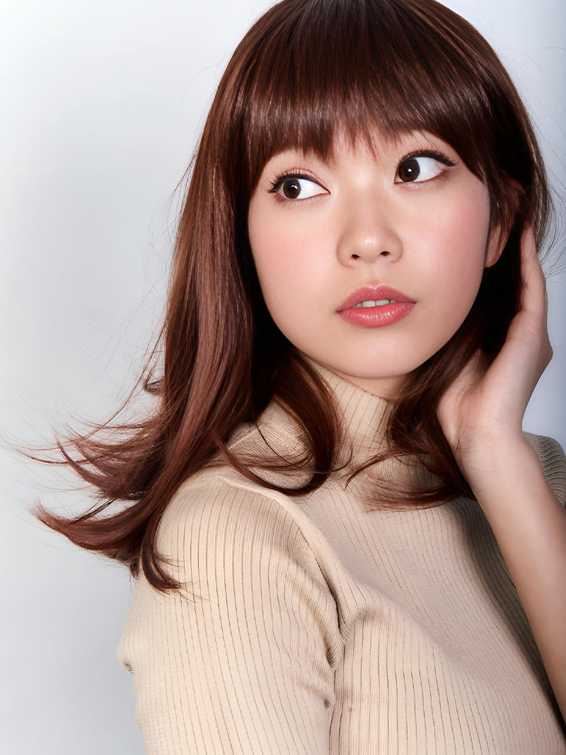 フルウィッグ ミディアムストレート
