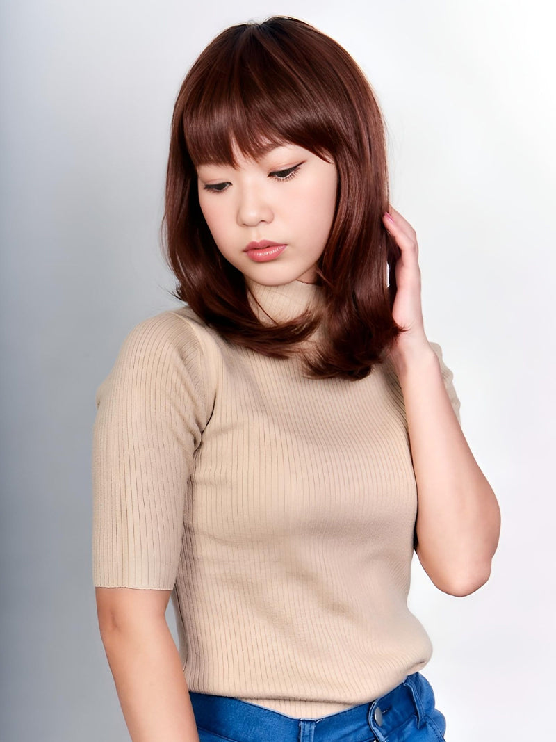 フルウィッグ ミディアムストレート