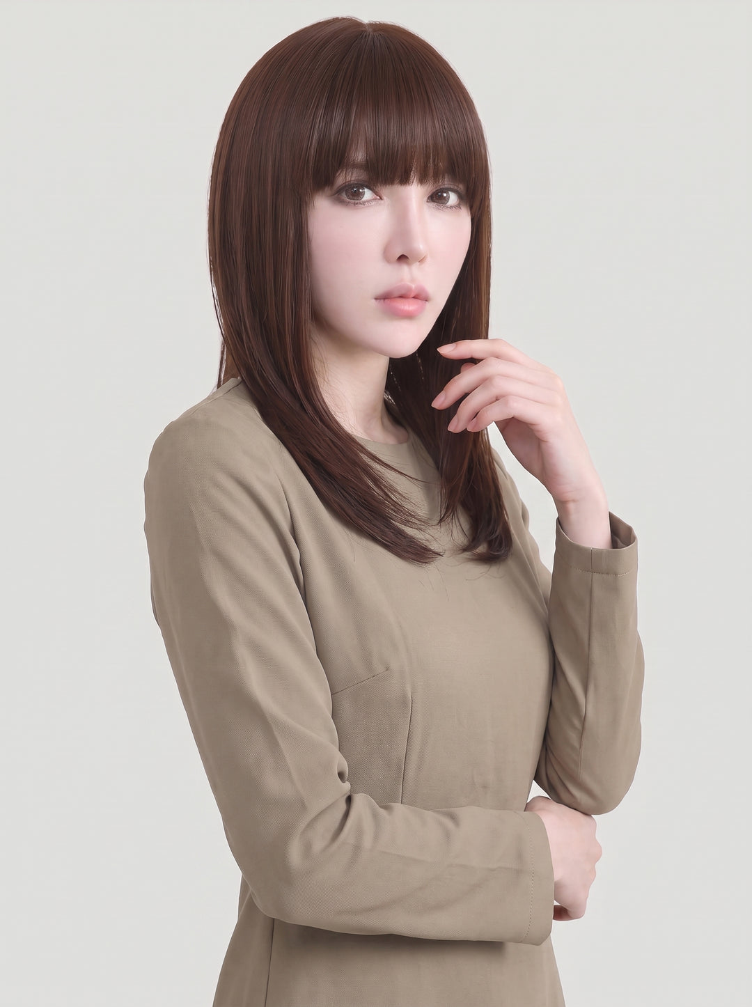 フルウィッグ ミディアムストレート：自然なウィッグ通販MYWIG