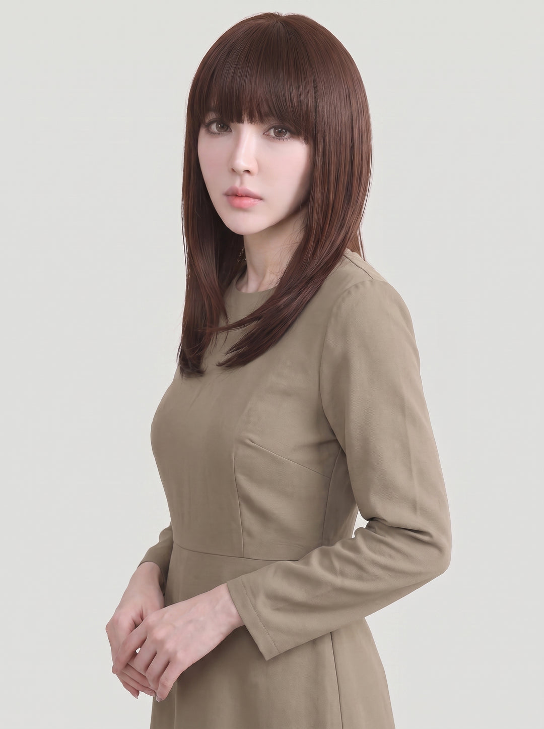 フルウィッグ ミディアムストレート：自然なウィッグ通販MYWIG
