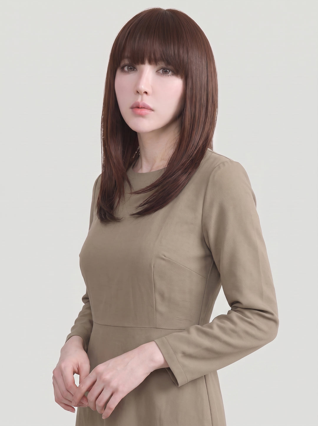 フルウィッグ ミディアムストレート：自然なウィッグ通販MYWIG