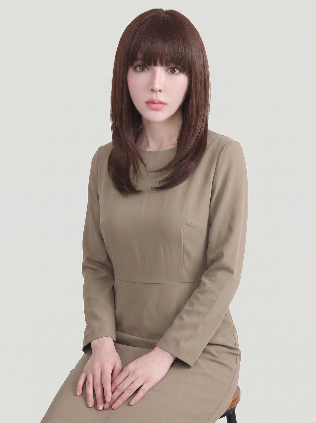 フルウィッグ ミディアムストレート：自然なウィッグ通販MYWIG