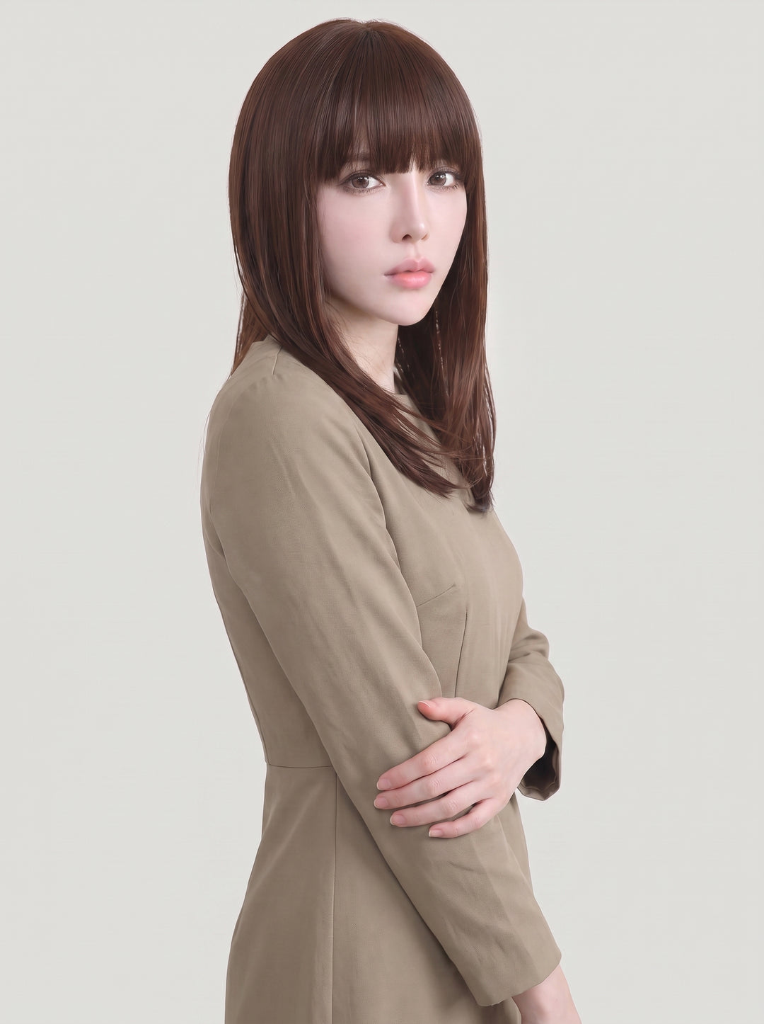フルウィッグ ミディアムストレート：自然なウィッグ通販MYWIG