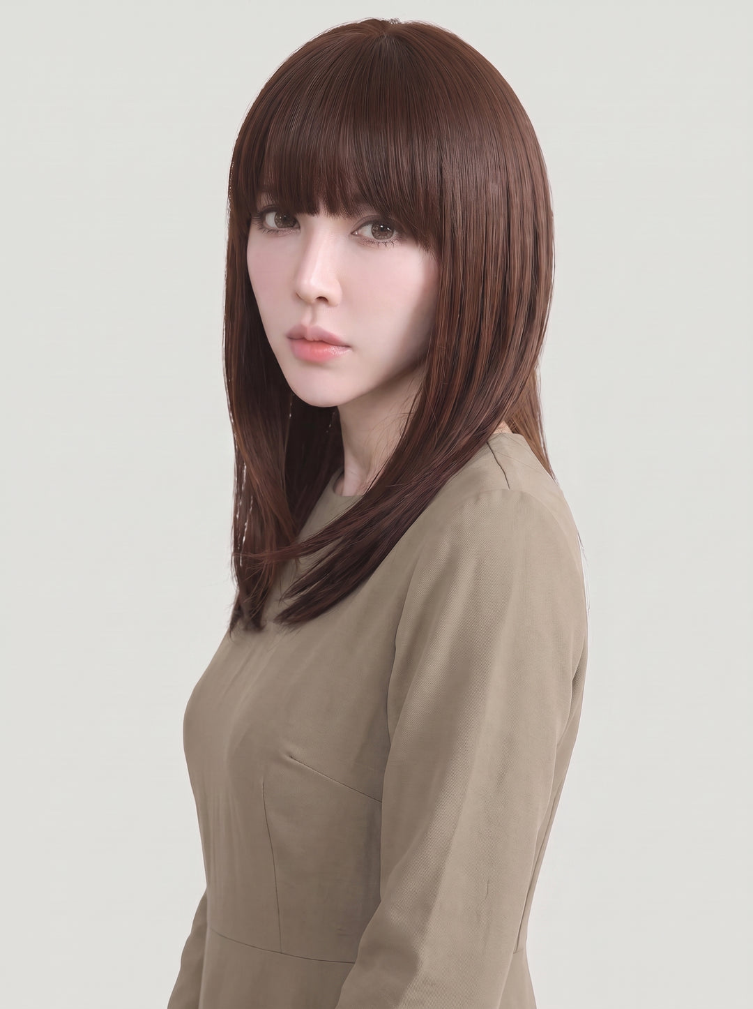 フルウィッグ ミディアムストレート：自然なウィッグ通販MYWIG