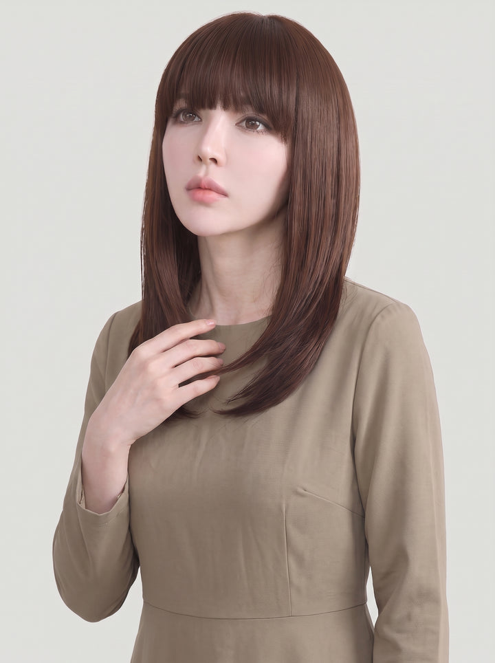 フルウィッグ ミディアムストレート：自然なウィッグ通販MYWIG
