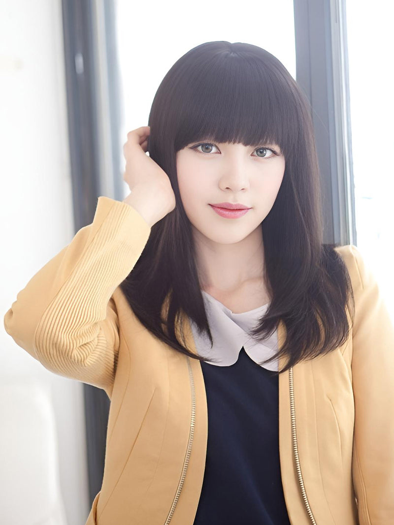 フルウィッグ ミディアムストレート