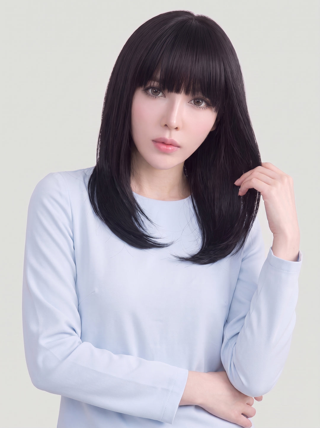 フルウィッグ ミディアムストレート：自然なウィッグ通販MYWIG