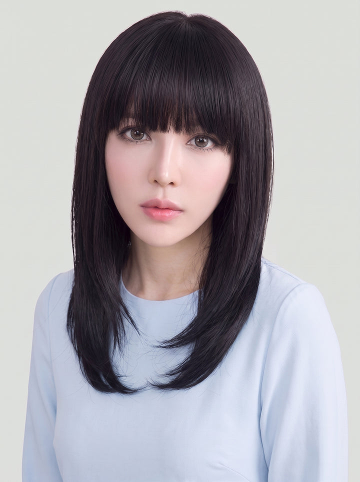 フルウィッグ ミディアムストレート：自然なウィッグ通販MYWIG