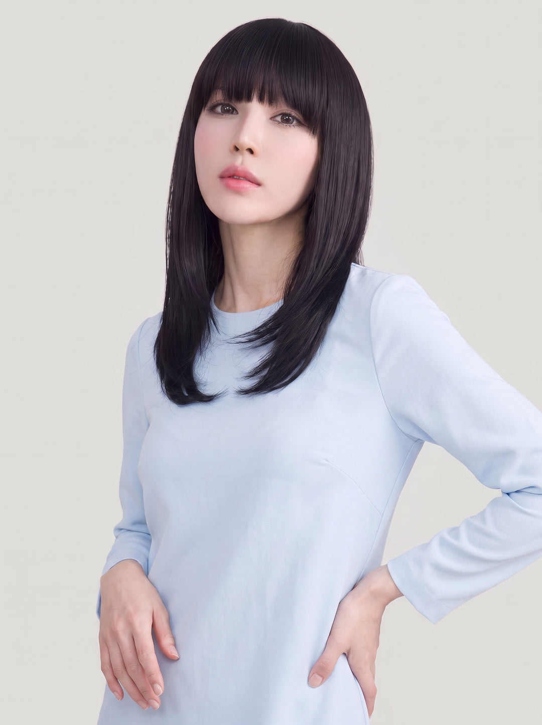 フルウィッグ ミディアムストレート：自然なウィッグ通販MYWIG