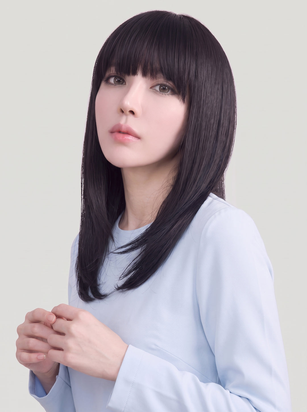 フルウィッグ ミディアムストレート：自然なウィッグ通販MYWIG