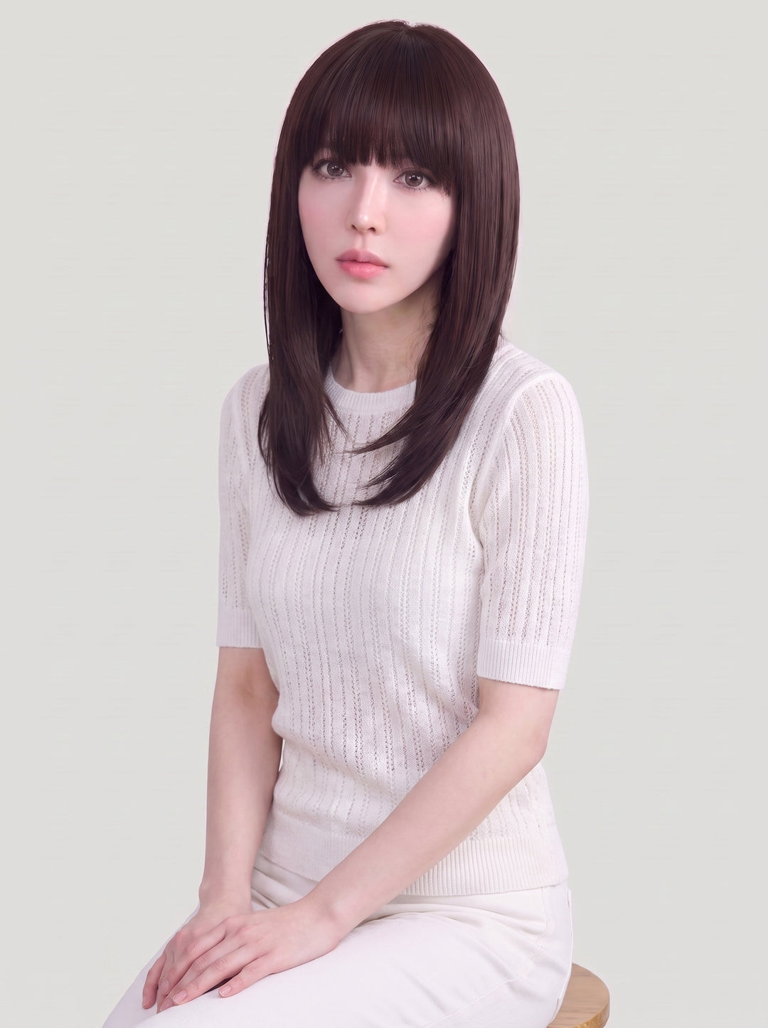 フルウィッグ ミディアムストレート：自然なウィッグ通販MYWIG