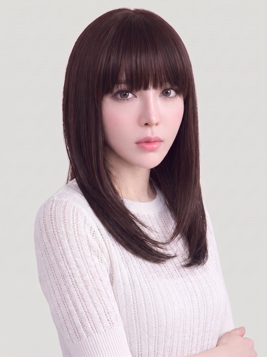 フルウィッグ ミディアムストレート：自然なウィッグ通販MYWIG