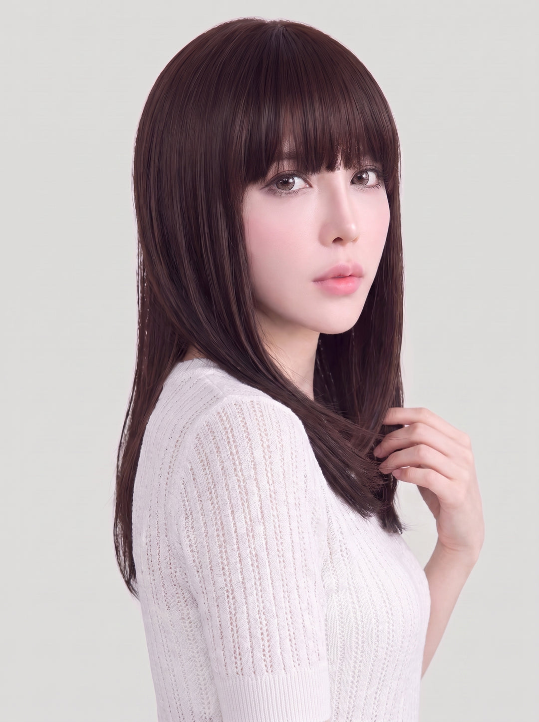 フルウィッグ ミディアムストレート：自然なウィッグ通販MYWIG