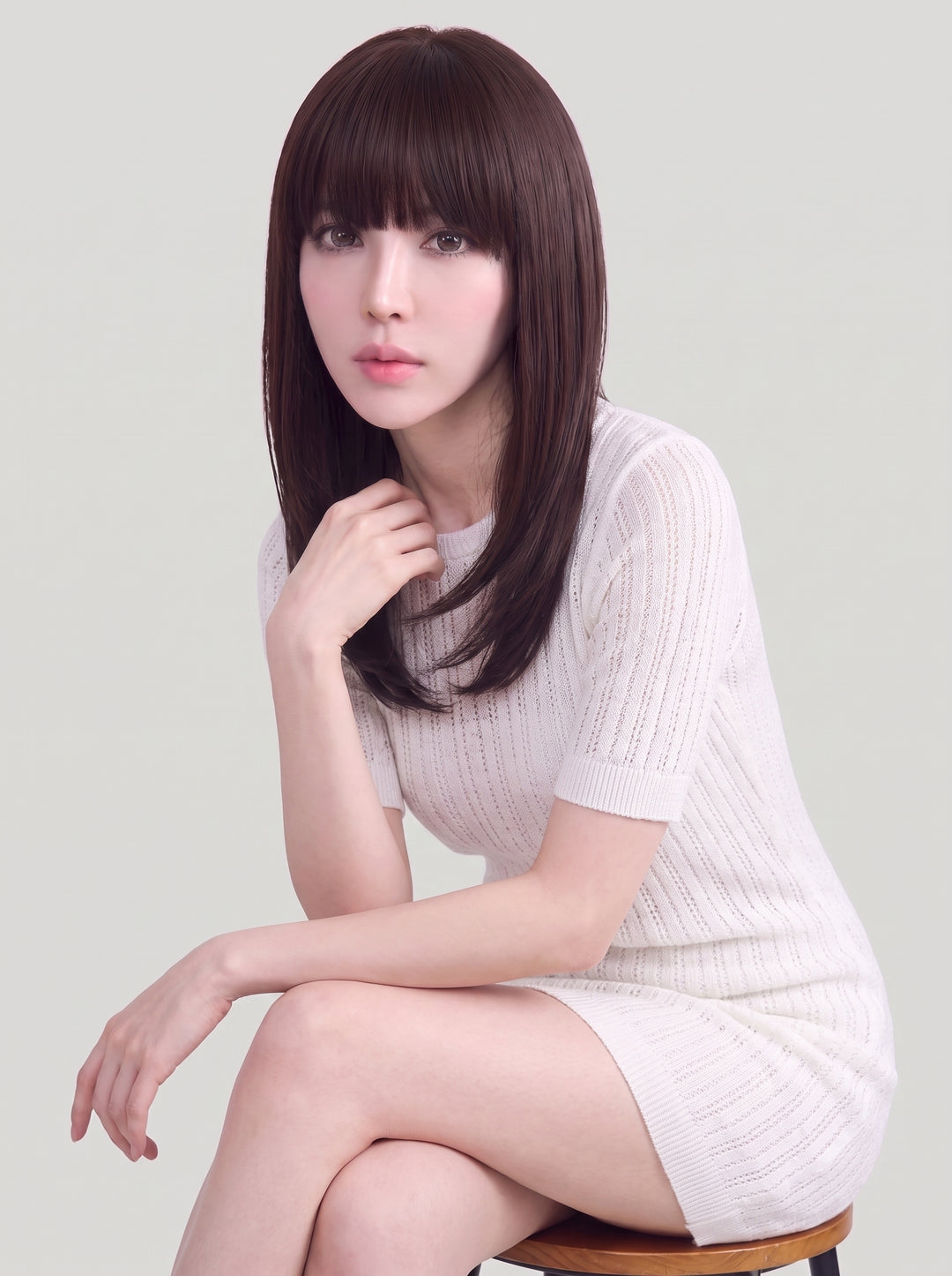 フルウィッグ ミディアムストレート：自然なウィッグ通販MYWIG