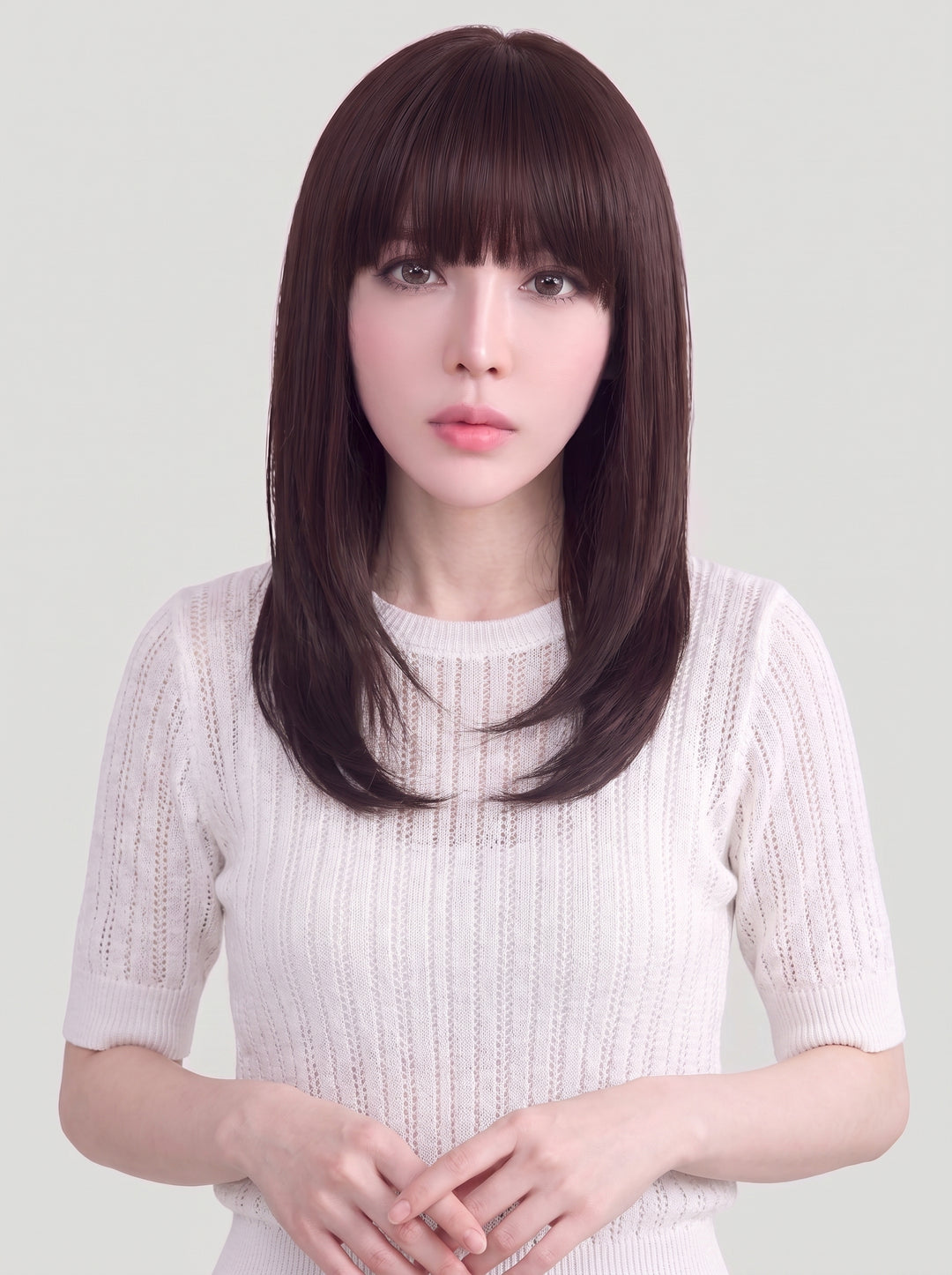 フルウィッグ ミディアムストレート：自然なウィッグ通販MYWIG