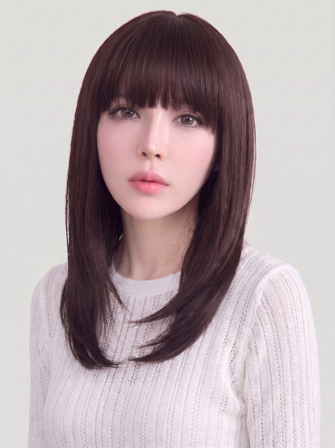 フルウィッグ ミディアムストレート：自然なウィッグ通販MYWIG