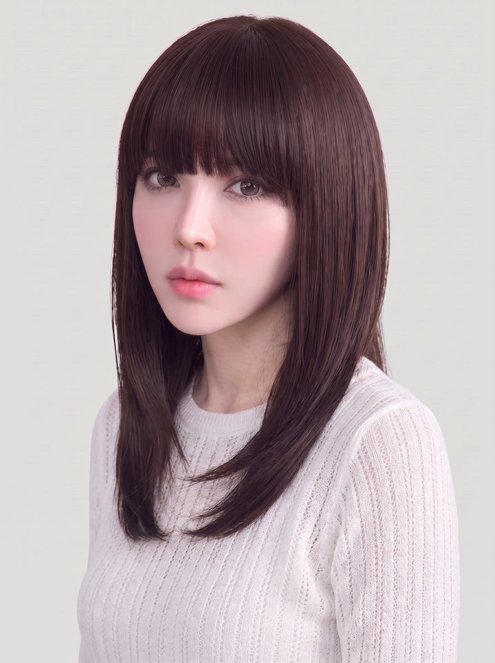 フルウィッグ ミディアムストレート：自然なウィッグ通販MYWIG