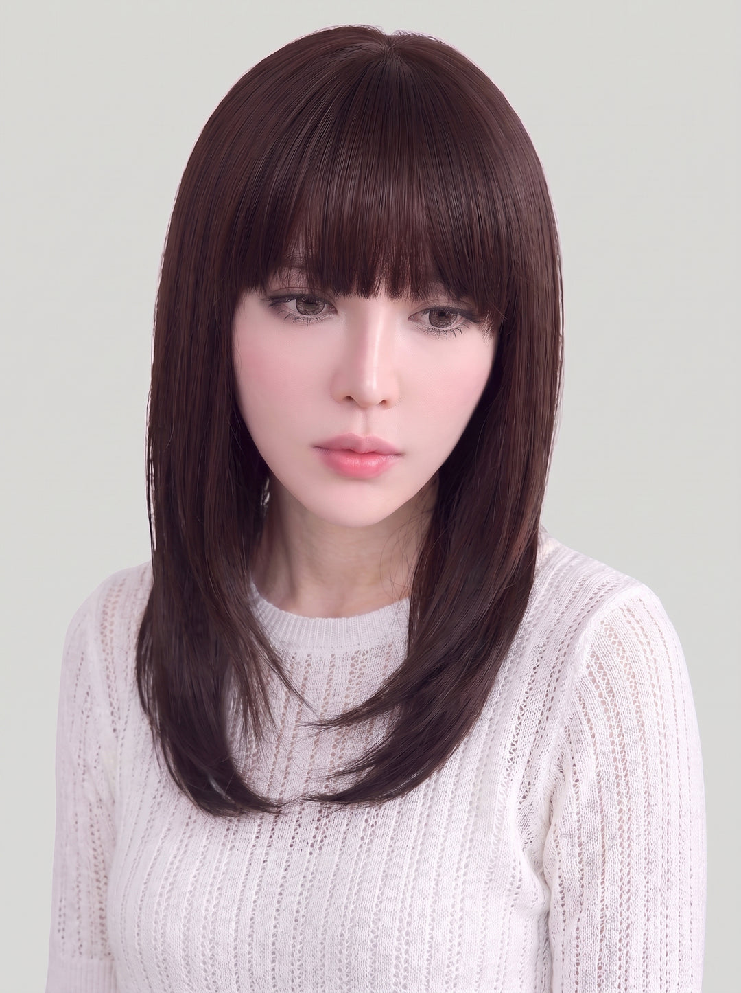フルウィッグ ミディアムストレート：自然なウィッグ通販MYWIG