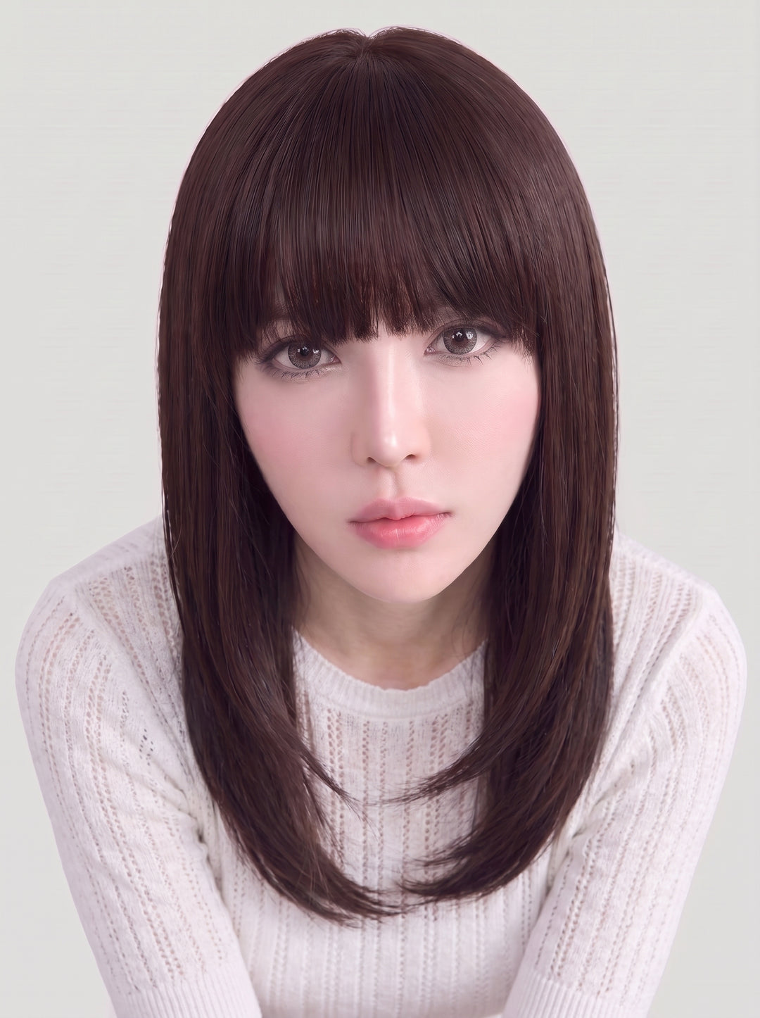 フルウィッグ ミディアムストレート：自然なウィッグ通販MYWIG