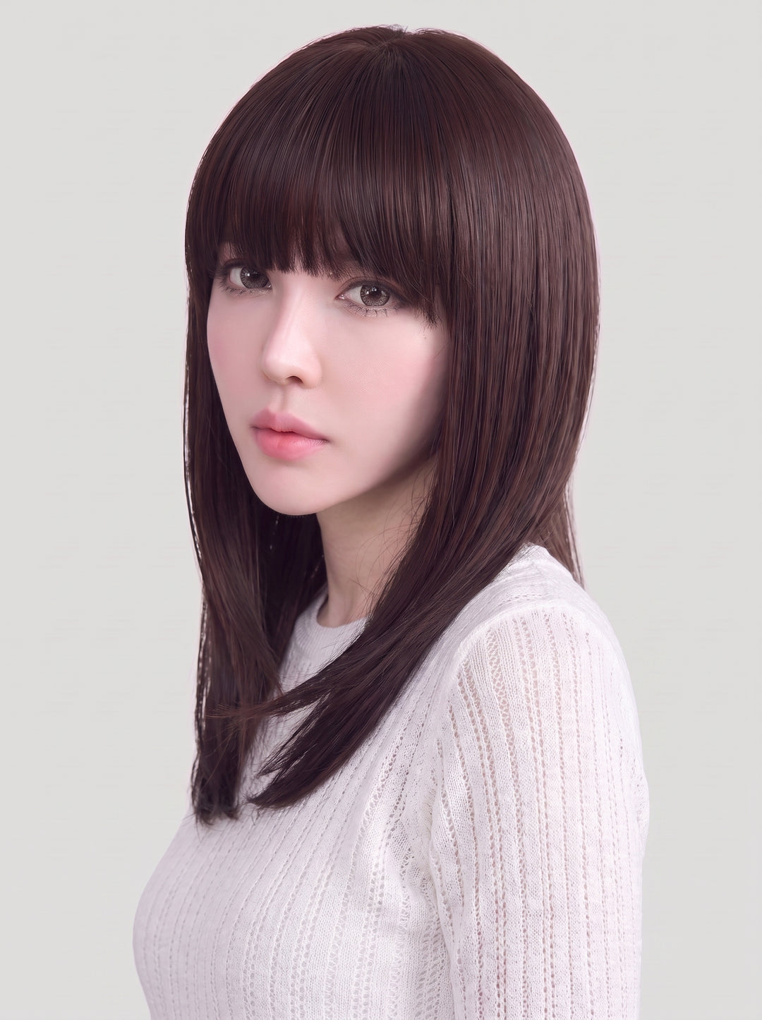 フルウィッグ ミディアムストレート：自然なウィッグ通販MYWIG