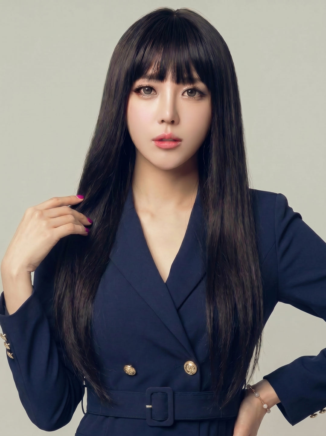 フルウィッグ レースストレート：自然なウィッグ通販MYWIG