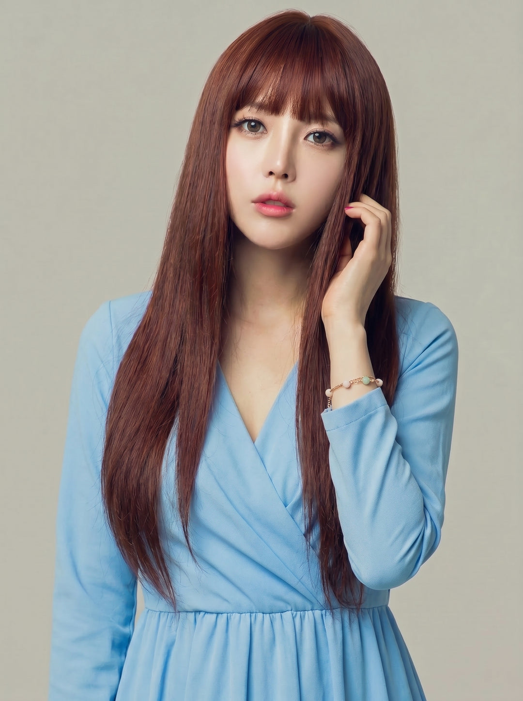 フルウィッグ レースストレート：自然なウィッグ通販MYWIG