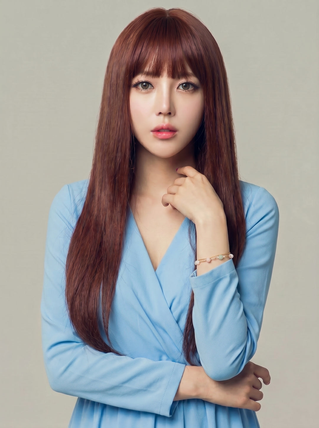 フルウィッグ レースストレート：自然なウィッグ通販MYWIG