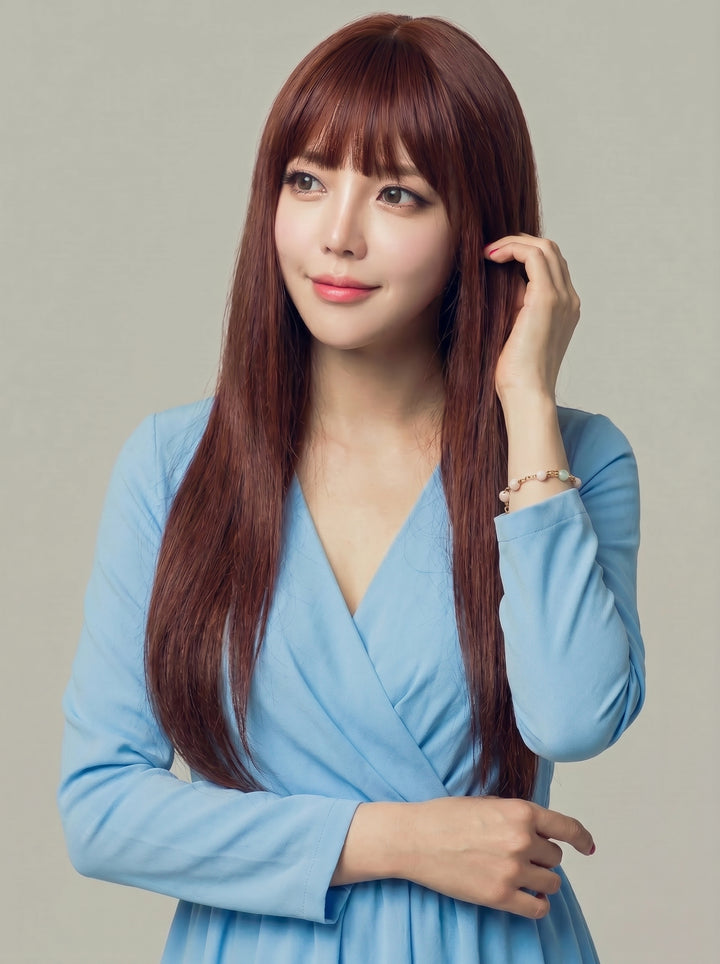 フルウィッグ レースストレート：自然なウィッグ通販MYWIG
