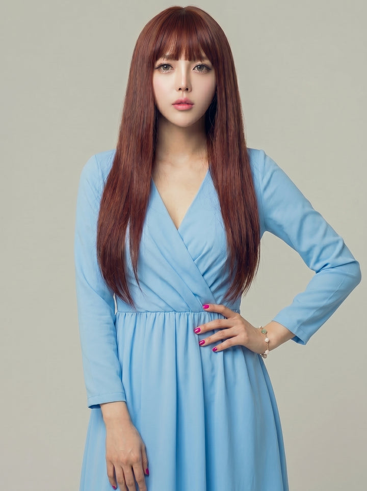 フルウィッグ レースストレート：自然なウィッグ通販MYWIG